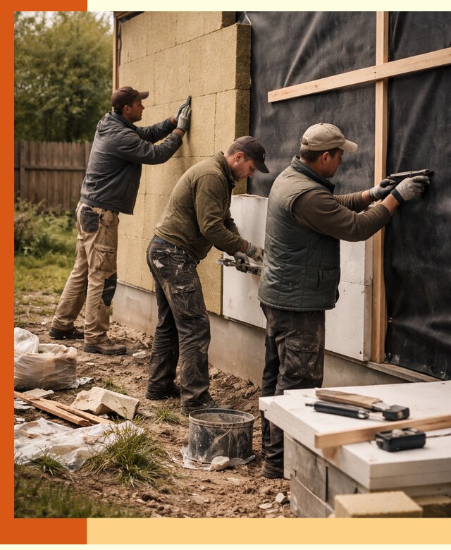 Утепление дачного дома под ключ в Ржеве