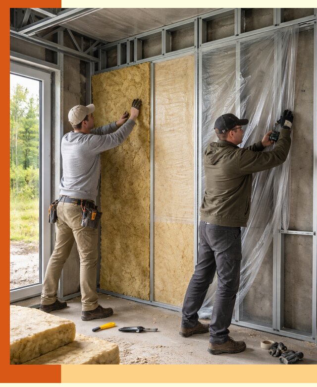 Утепление дома из ЛСТК в Ржеве с гарантией качества и эффективности