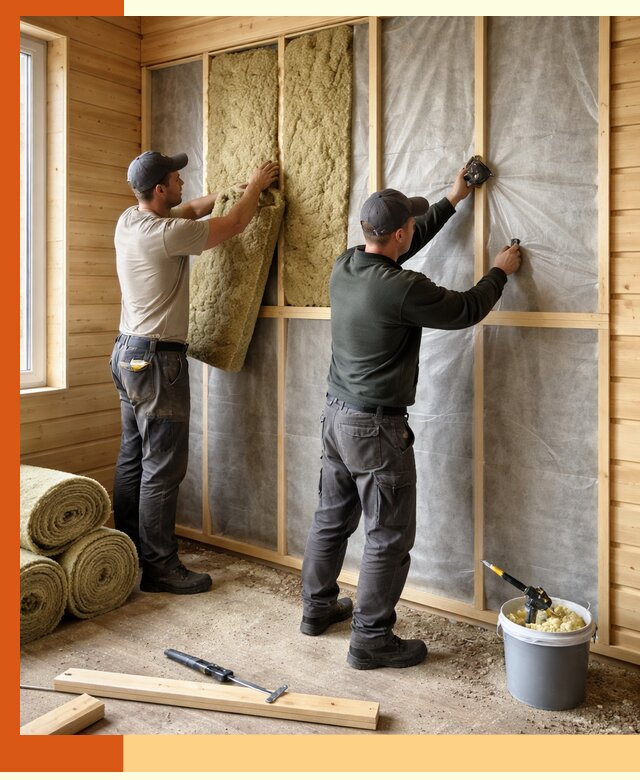 Утепление дома из минибруса в Ржеве: комплексные теплоизоляционные работы