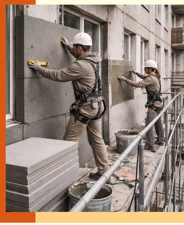 Утепление квартиры снаружи под ключ в Ржеве