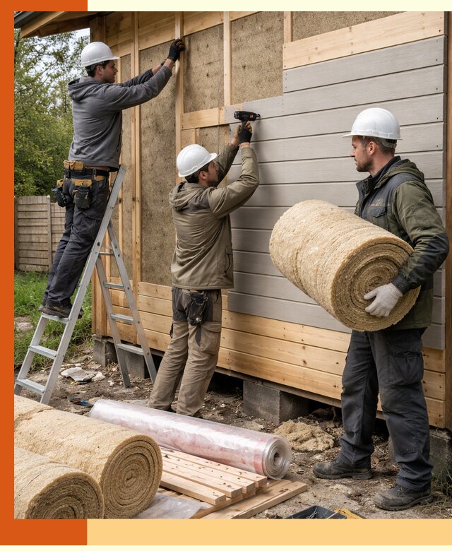 Утепление бани снаружи в Ржеве профессионально и надежно