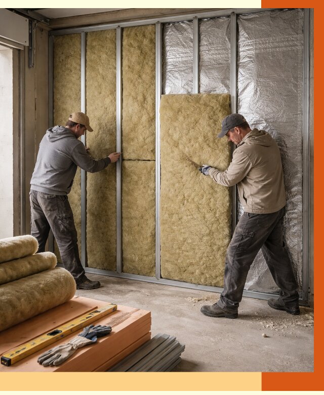 Утепление гаража изнутри в Ржеве от 7709 руб/м2 — работы и цена | ТепломастерРжв