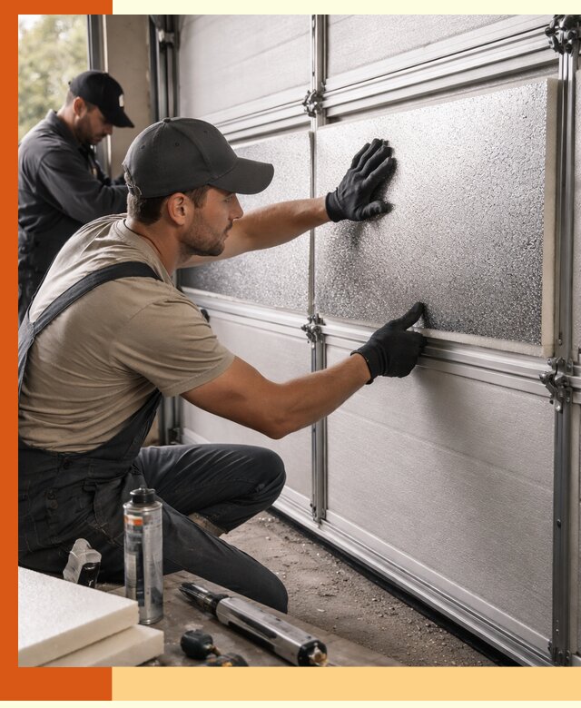 Утепление гаражных ворот в Ржеве качественно и надежно