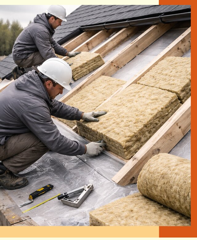 Утепление крыши в Ржеве от 1902 руб./м2 — комплексное утепление кровли | ТепломастерРжв