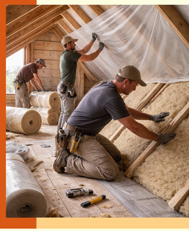 Утепление крыши изнутри в Ржеве: профессионально и надежно