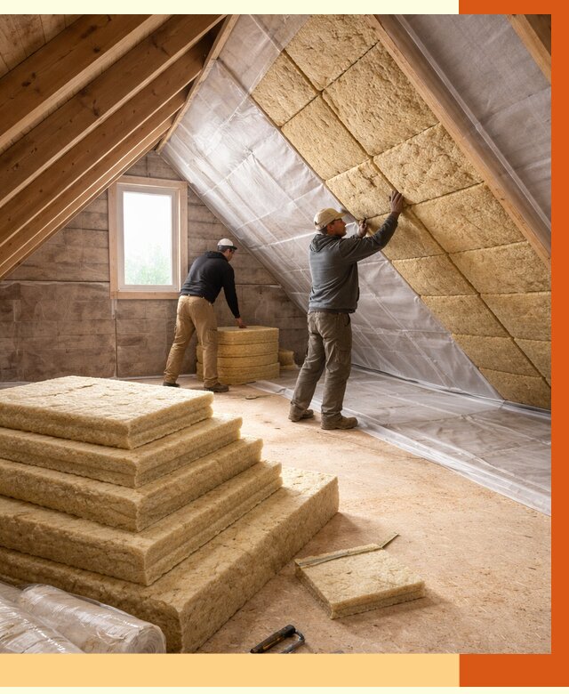 Утепление мансарды в Ржеве от 2570 руб/м2 — комплексно и под ключ | ТепломастерРжв