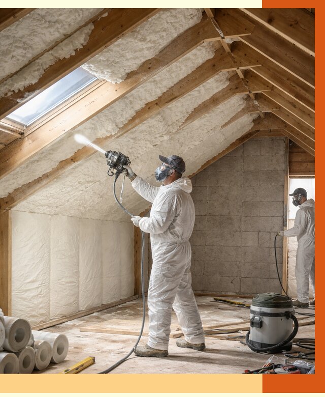 Утепление мансарды ППУ в Ржеве от 2827 руб./м² — заказать под ключ | ТепломастерРжв