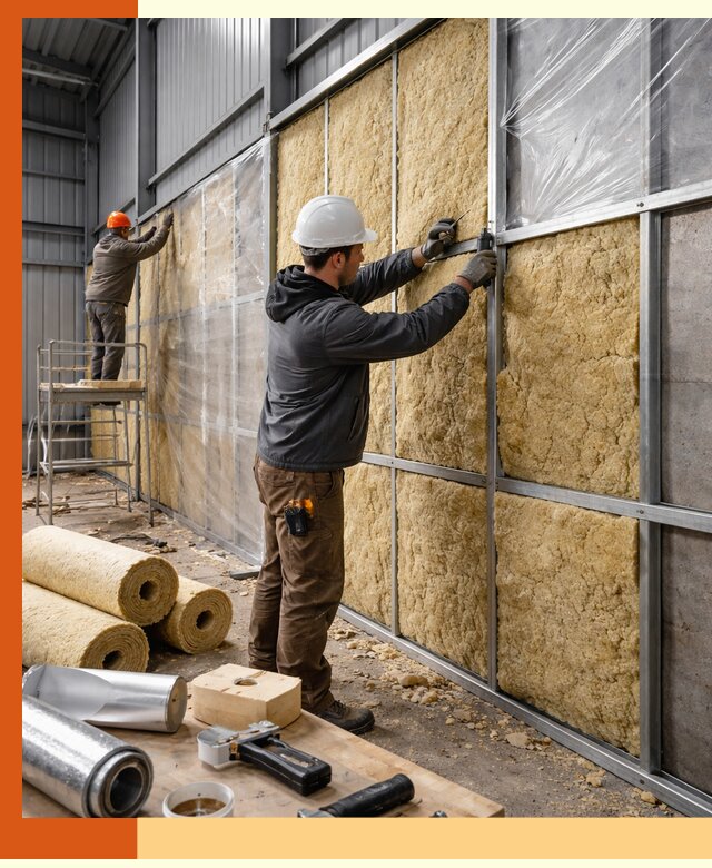 Утепление ангара в Ржеве — профессиональная теплоизоляция помещений