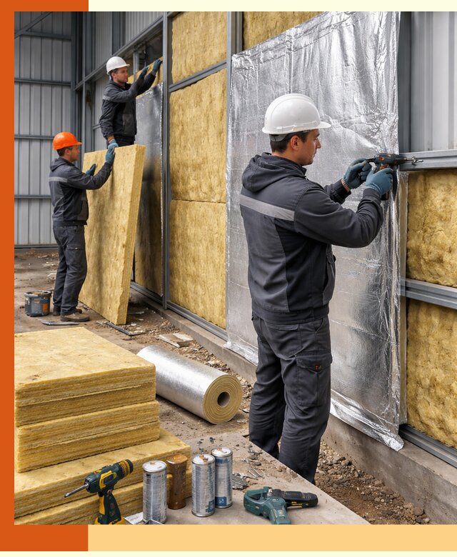 Утепление металлического ангара профессионально в Ржеве