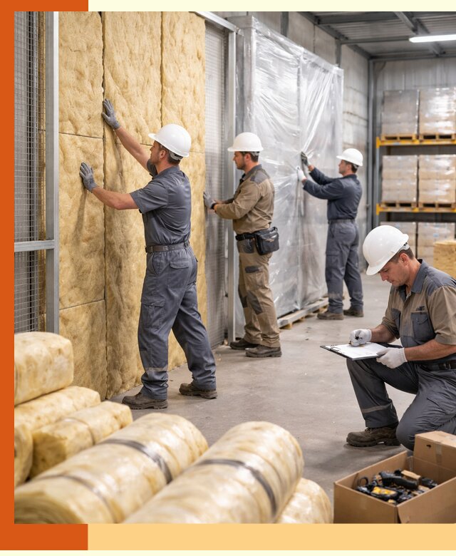 Утепление склада готовой продукции в Ржеве качественно и быстро