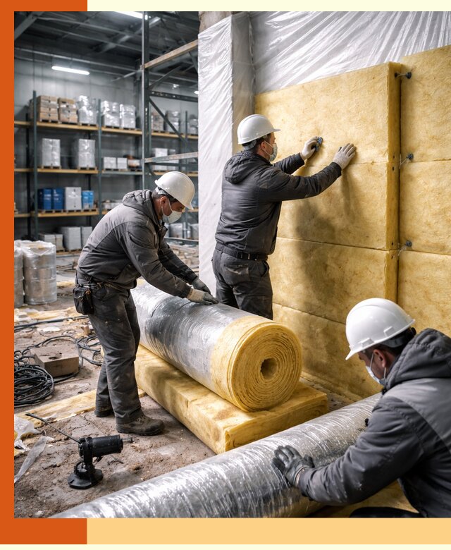 Утепление склада химсырья в Ржеве: безопасная и эффективная изоляция