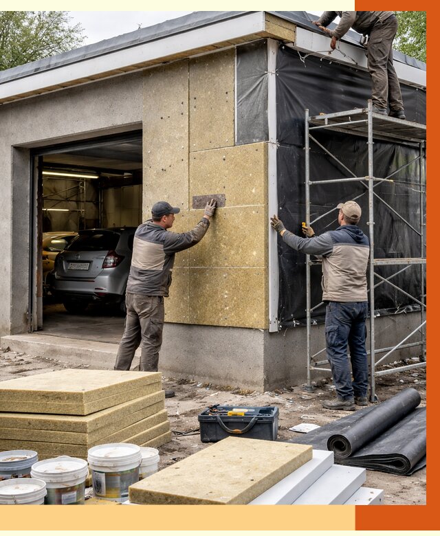 Утепление автосервиса в Ржеве ппу, пеноизоляция, от 14905 руб/м2 — ТепломастерРжв