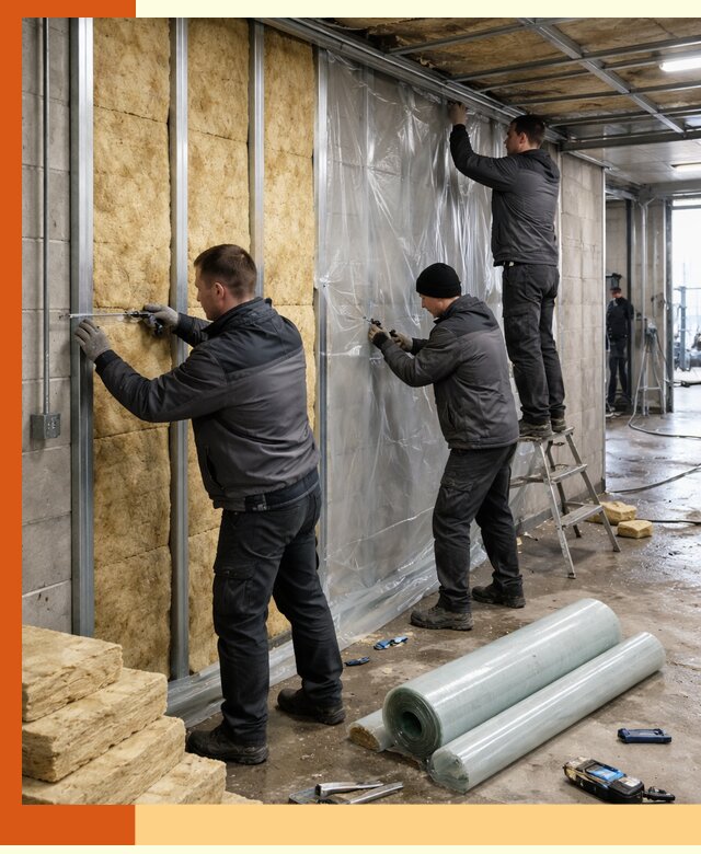 Профессиональное утепление автомойки в Ржеве для любого типа помещений