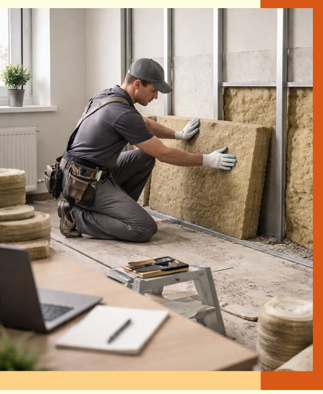 Утепление офиса в Ржеве от 4626 руб/м2 — комплексное утепление офиса под ключ | ТепломастерРжв