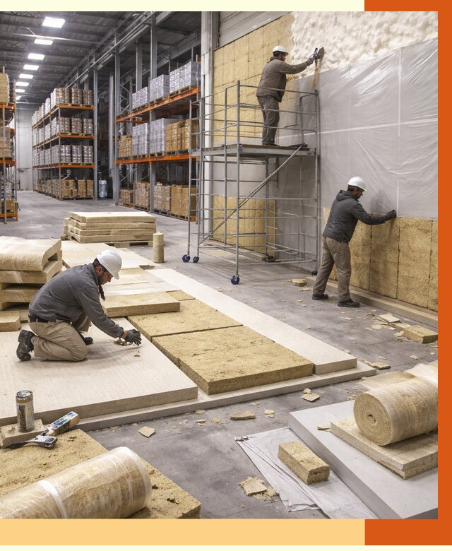 Утепление складского терминала в Ржеве от 7709 руб./м² под ключ | ТепломастерРжв