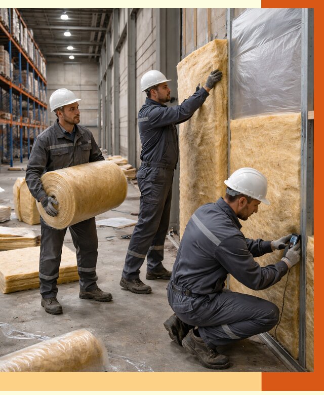 Утепление логистического центра в Ржеве от 4626 руб/м² под ключ | ТепломастерРжв