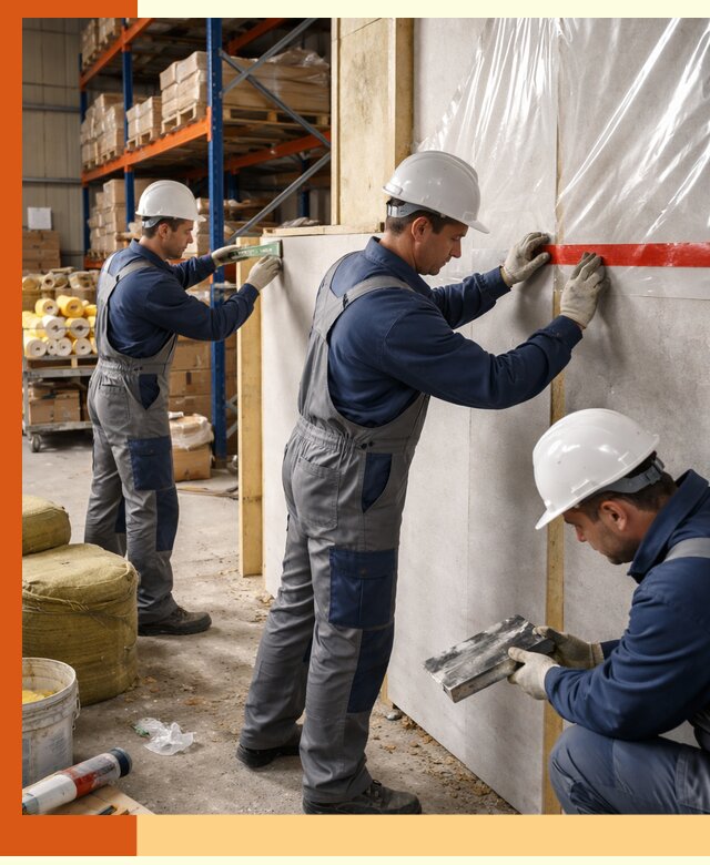 Утепление теплого склада под ключ в Ржеве