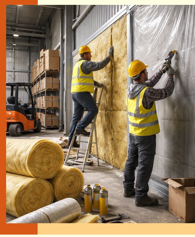 Утепление склада с техникой в Ржеве под ключ