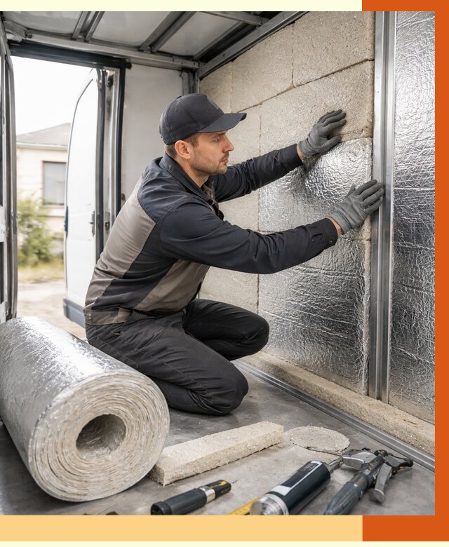 Утепление фургона рефрижератора в Ржеве от 12849 руб./м² под ключ | ТепломастерРжв