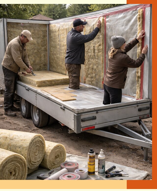 Утепление прицепа в Ржеве под ключ от 12849 руб. — комплекс от ТепломастерРжв