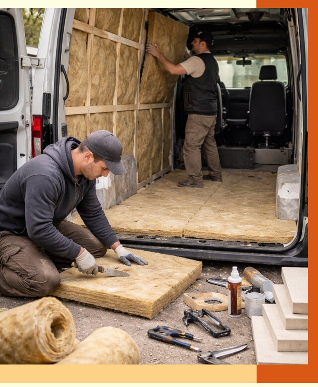 Утепление кемпера в Ржеве под ключ от 12335 руб. — профессионально | ТепломастерРжв