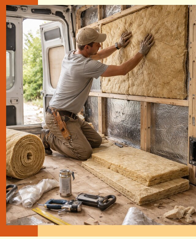 Утепление кемпера под ключ в Ржеве с гарантией качества