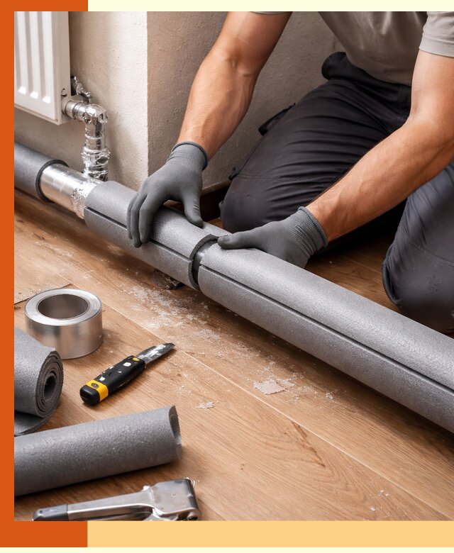 Утепление труб отопления в Ржеве: теплоизоляция и защита сети