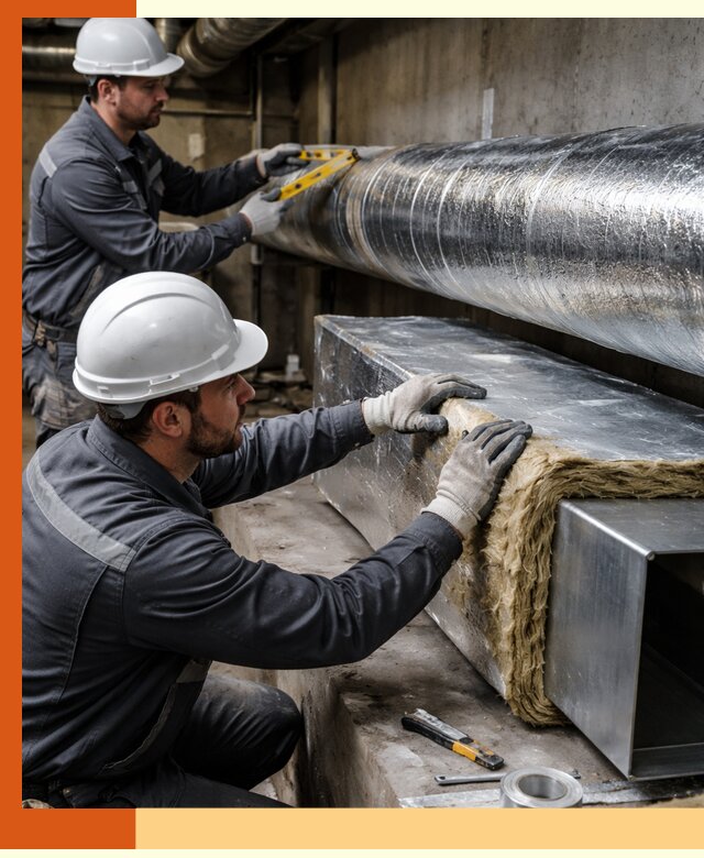 Профессиональное утепление воздуховодов и теплоизоляция в Ржеве