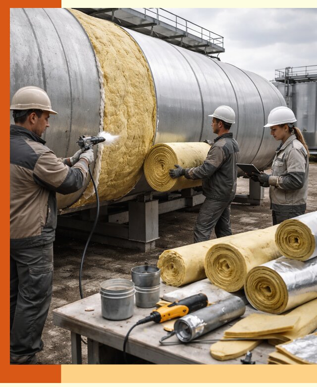Утепление цистерны в Ржеве — утеплители и монтаж под ключ