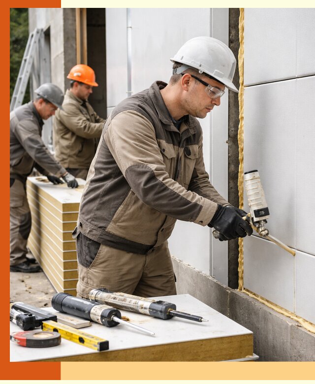 Утепление сэндвич-панелей пенополиуретаном в Ржеве