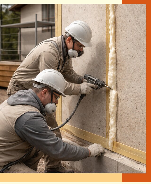 Утепление сип панелей ППУ в Ржеве от 4934 руб. под ключ | ТепломастерРжв