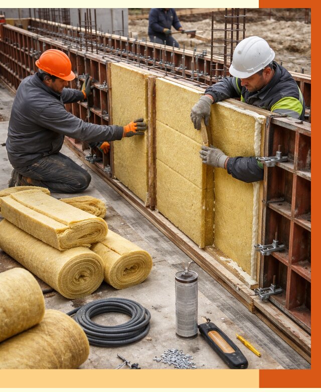 Теплоизоляция опалубки в Ржеве от 7401 руб. за м2 — услуги и монтаж | ТепломастерРжв