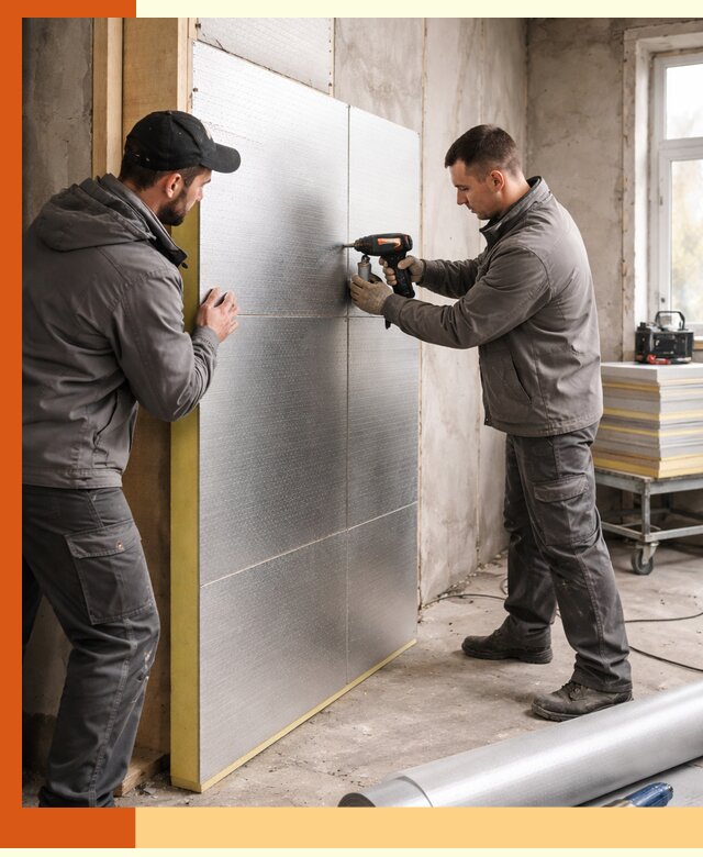 Утепление PIR панелями домов и зданий в Ржеве