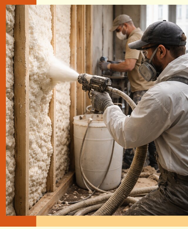 Утепление пеноизолом жилых и коммерческих объектов в Ржеве