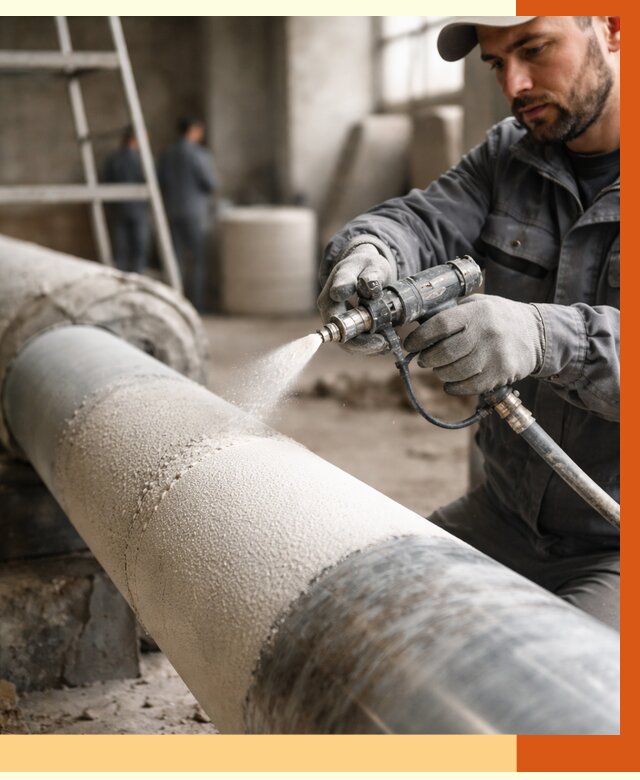 Утепление труб жидкой теплоизоляцией в Ржеве от 7709 руб. под ключ | ТепломастерРжв