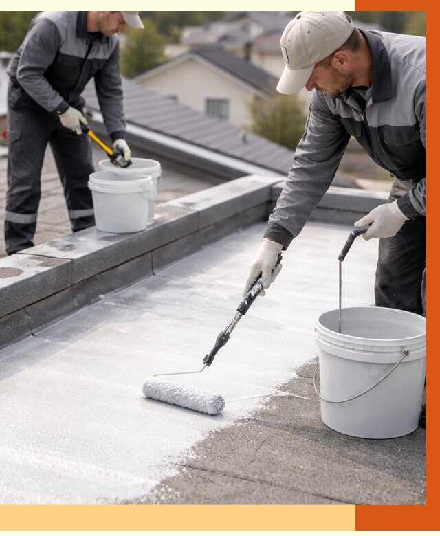 Утепление кровли жидкой теплоизоляцией в Ржеве от 2210 руб./м2 | ТепломастерРжв