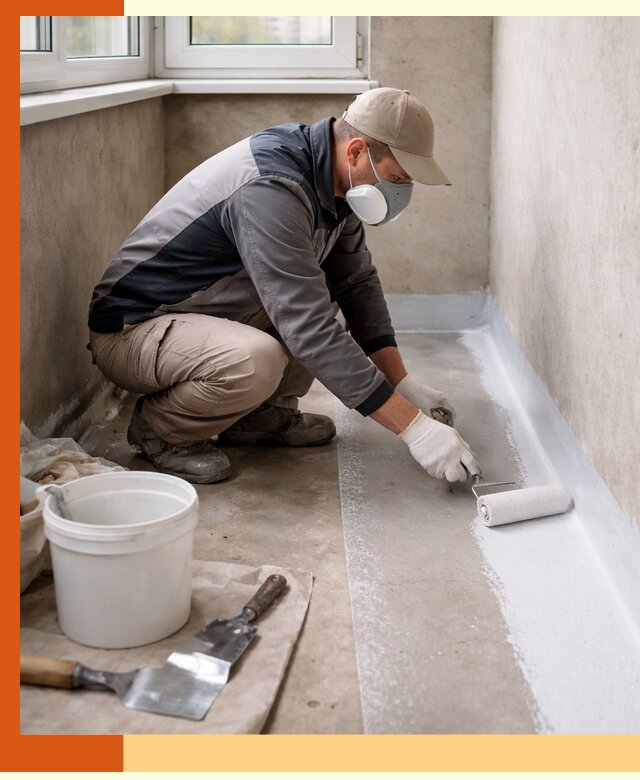 Утепление балкона жидкой теплоизоляцией в Ржеве