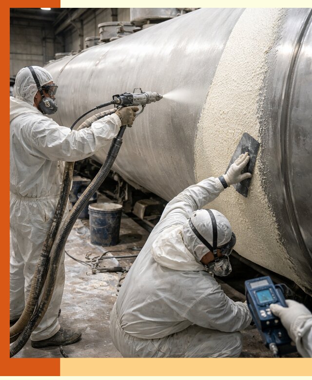 Утепление автоцистерн жидкой теплоизоляцией в Ржеве