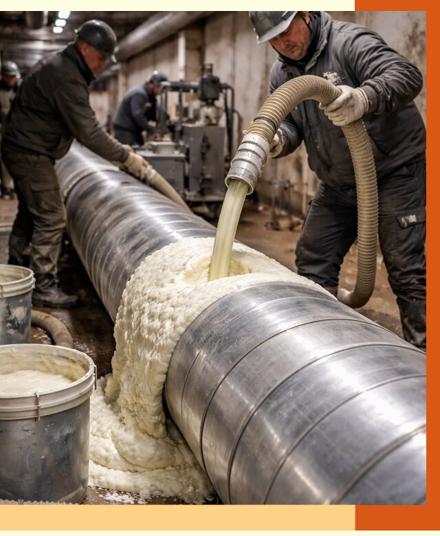 Утепление теплотрассы жидкой теплоизоляцией в Ржеве от 4317 руб. | ТепломастерРжв