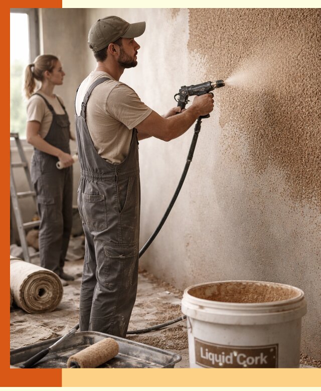 Утепление стен жидкой пробкой в Ржеве эффективное и долговечное