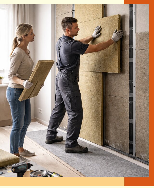 Профессиональная шумоизоляция квартиры в Ржеве от 7709 руб. за м2 | ТепломастерРжв