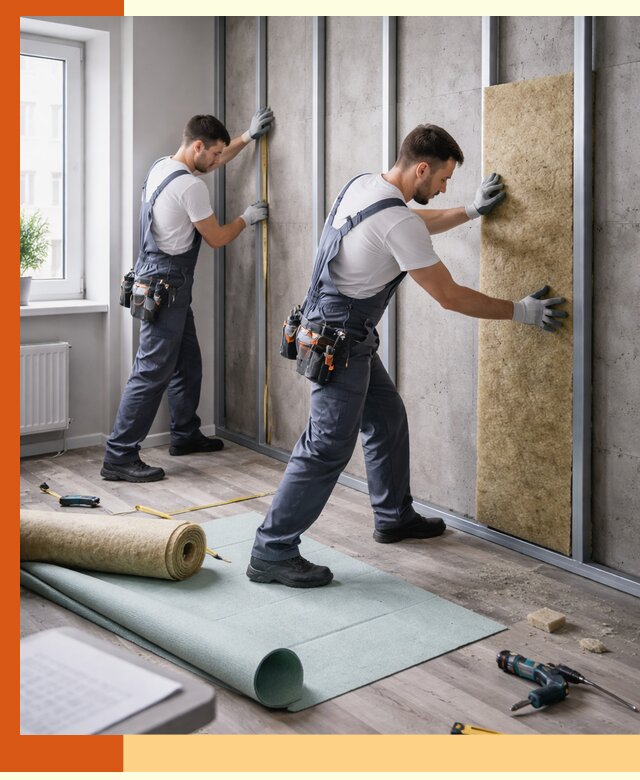 Шумоизоляция квартиры под ключ в Ржеве — профессионально и гарантированно