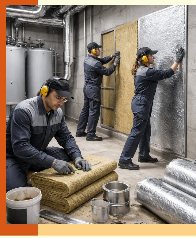 Шумоизоляция котельной в Ржеве: профессиональный монтаж и материалы