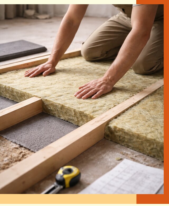 Шумоизоляция пола в Ржеве от 1285 руб./м² — профессиональная звукоизоляция | ТепломастерРжв