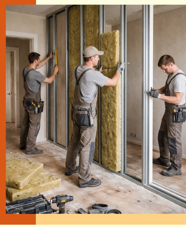 Шумоизоляция межкомнатных перегородок в Ржеве эффективно и надёжно