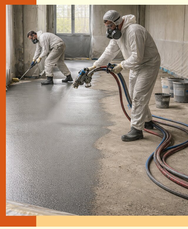 Гидроизоляция полимочевиной полов и конструкций в Ржеве