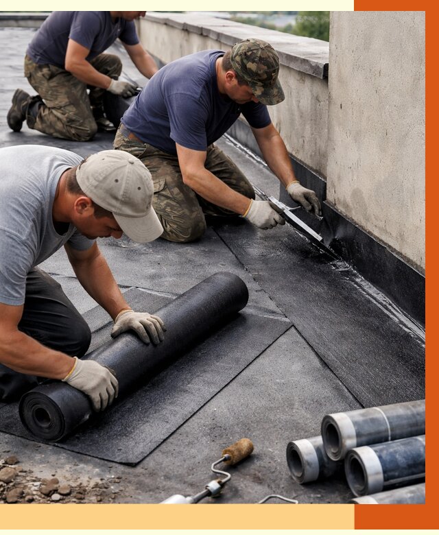 Гидроизоляция кровли в Ржеве от 4626 руб. — профессиональная гидроизоляция крыши | ТепломастерРжв