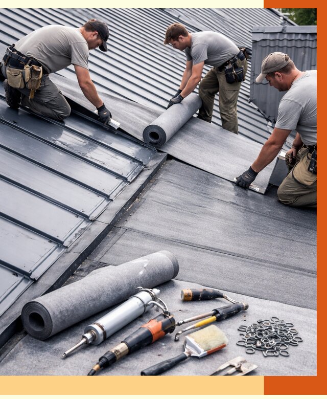 Гидроизоляция металлической кровли полимочевиной в Ржеве от 8737 руб. | ТепломастерРжв