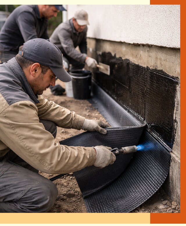 Гидроизоляция цоколя и отмостки в Ржеве от 8737 руб. — ТепломастерРжв