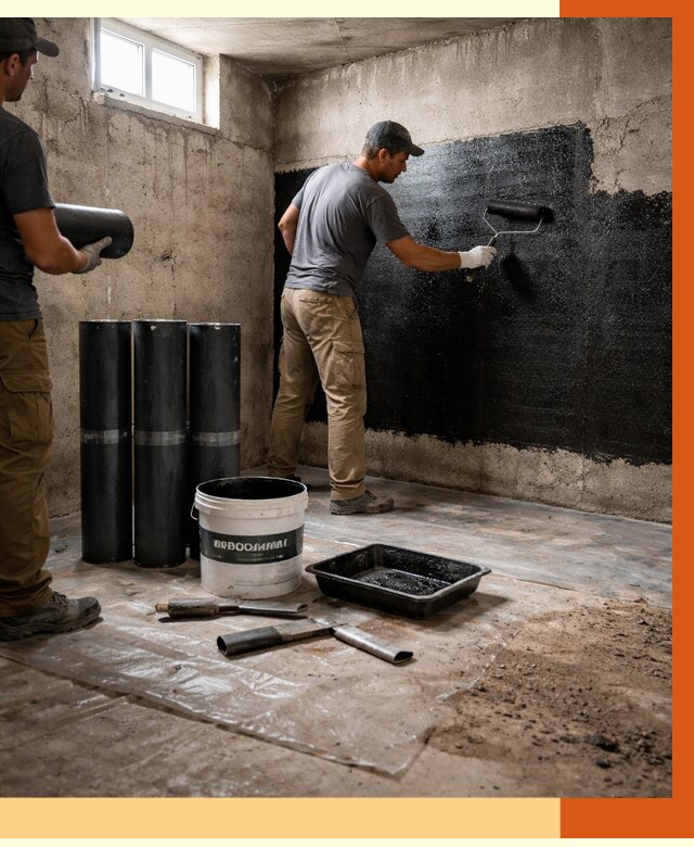 Гидроизоляция подвала в Ржеве от 3598 руб. под ключ | Профессионально — ТепломастерРжв
